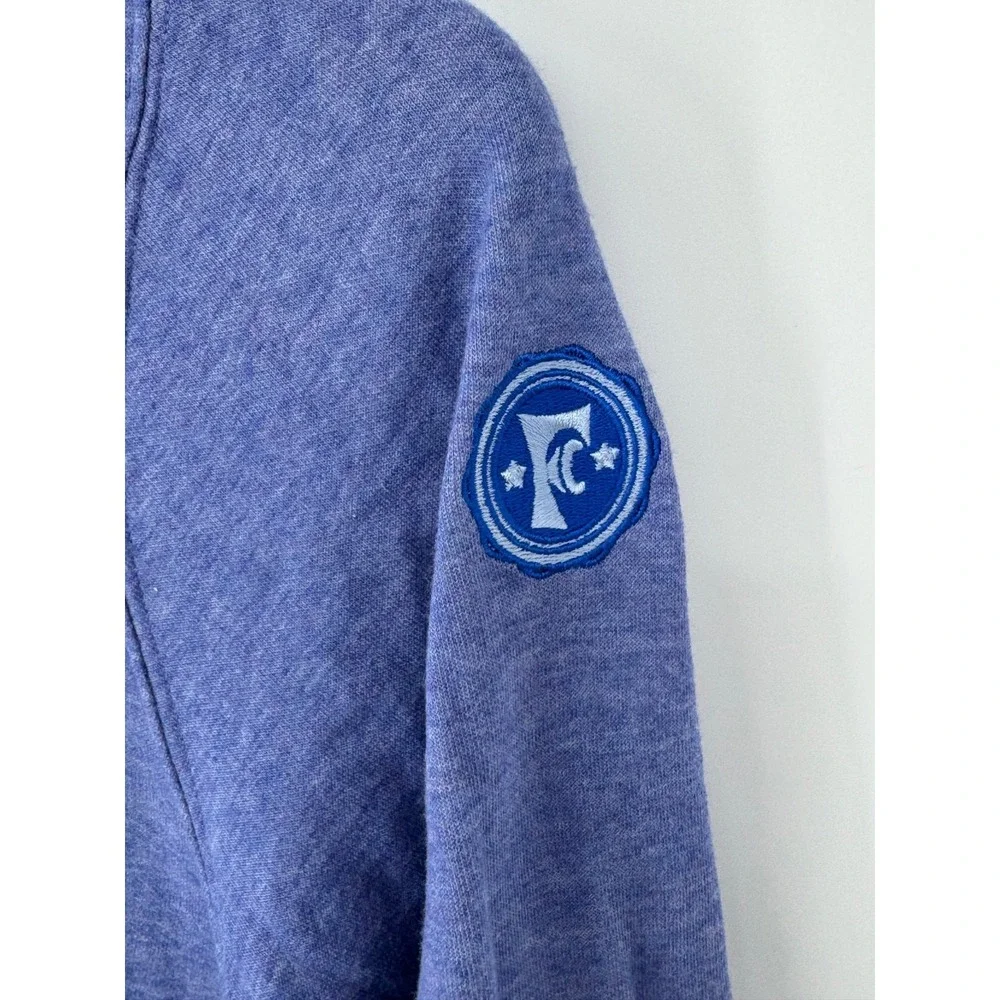 Turtleson 1/4 Zip Pullover Men's Size Large Blue Lightweight Mock Neck Golf K6